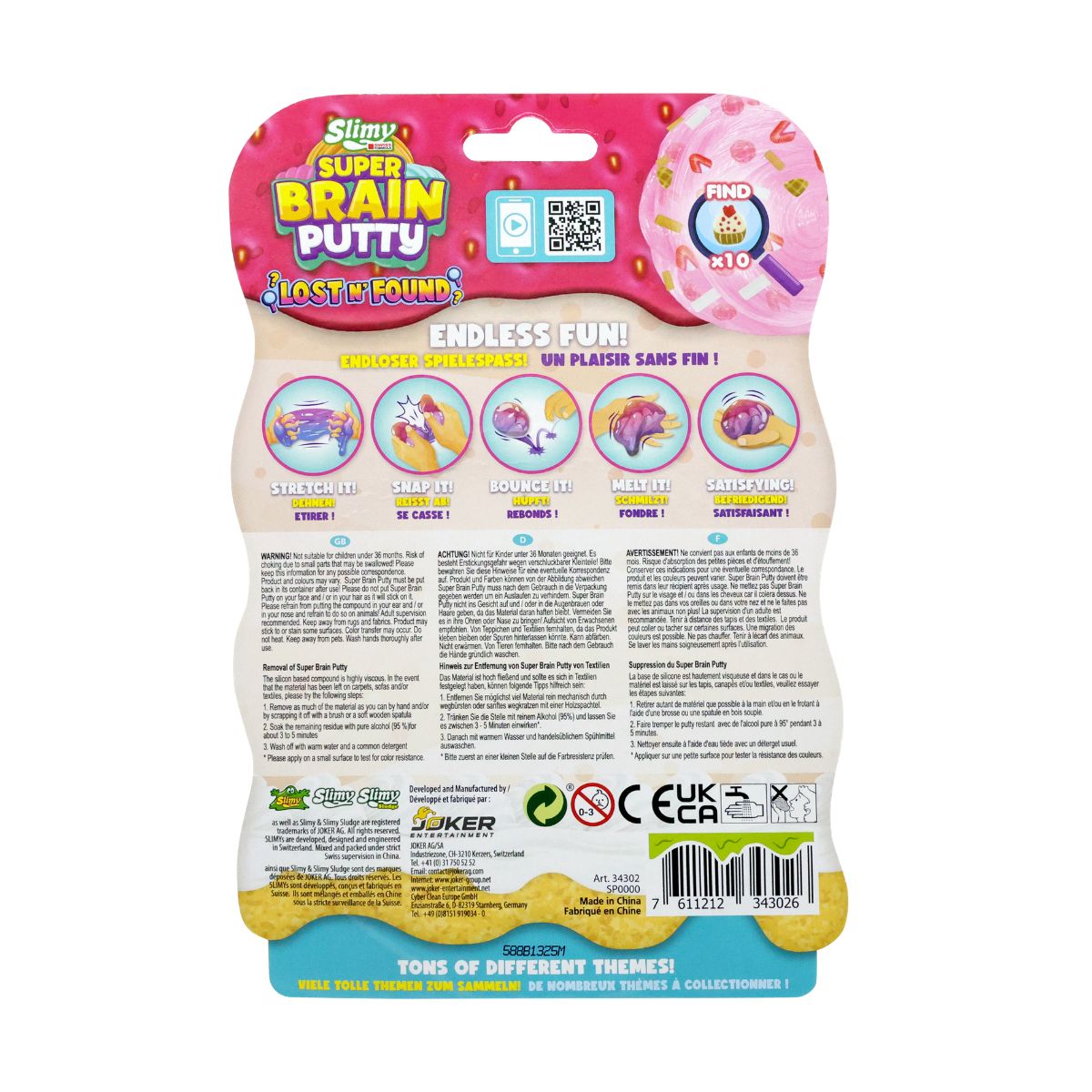Đồ Chơi Slimy Putty Dâu Hồng Ngọt Ngào_75gr SLIMY 20271231/34302/PK