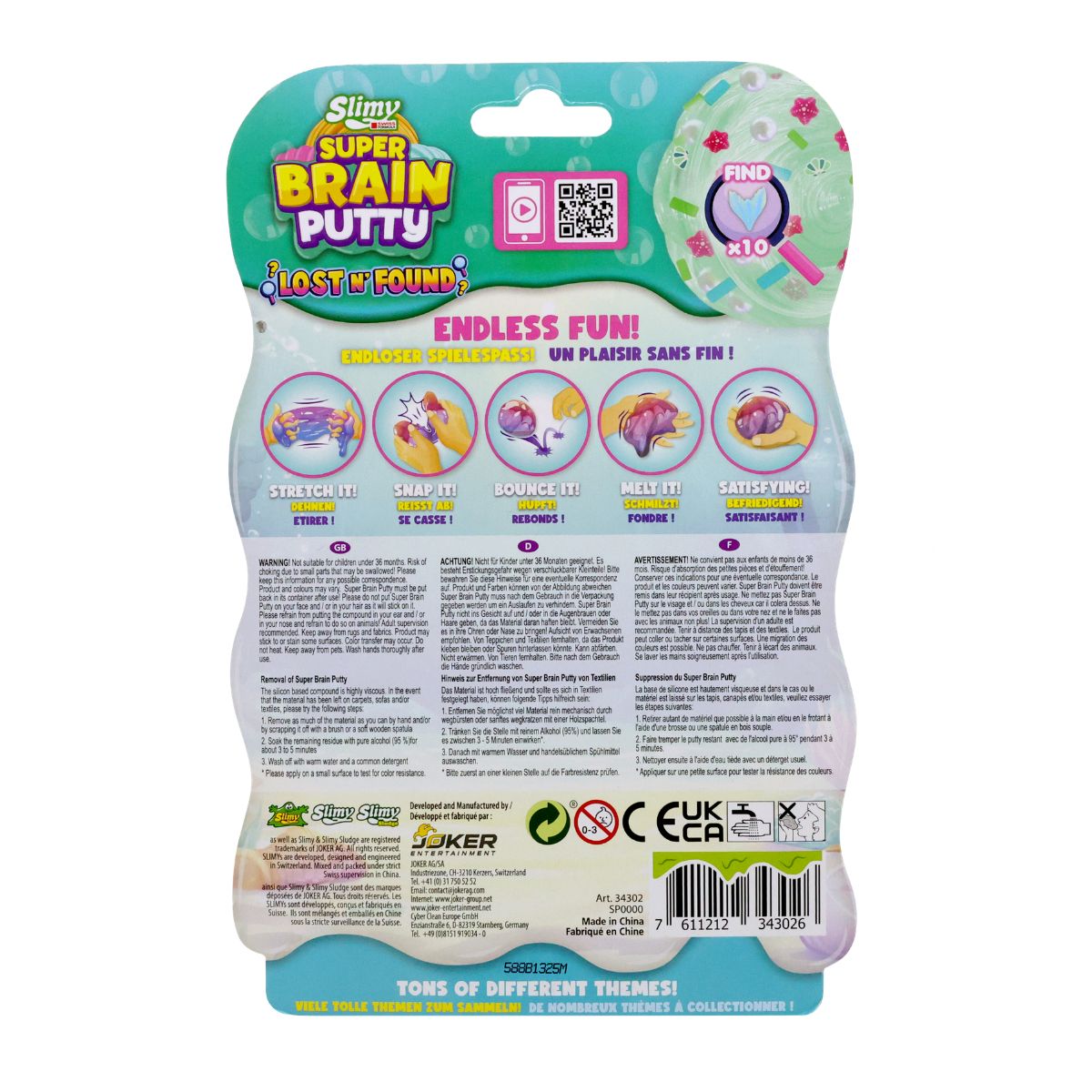 Đồ Chơi Slimy Putty Tiên Cá Xanh Ngọc_75gr SLIMY 20271231/34302/TE