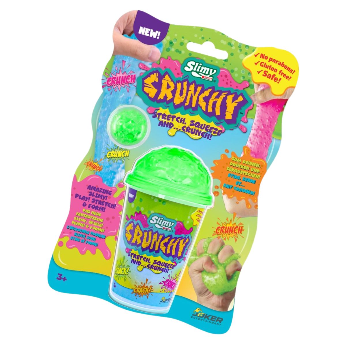 Đồ Chơi Slimy Vui Nhộn Crunchy Màu Xanh Lá SLIMY 20280630/33470A/GR