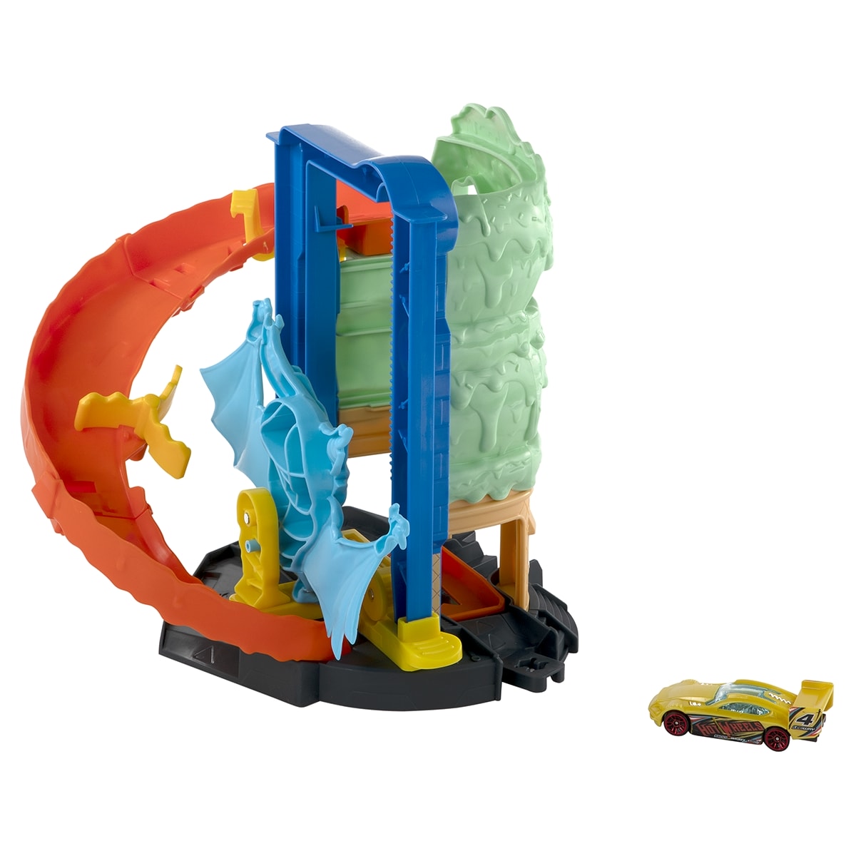 Đồ Chơi Trận Chiến Dơi Tại Tiệm Kem City HOT WHEELS JNV03/HDR29