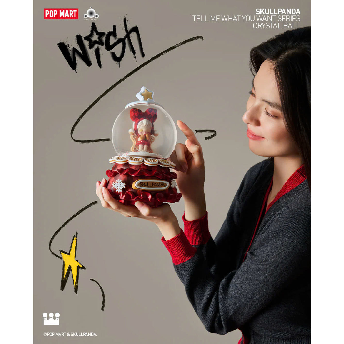 Vật Dụng Trang Trí Skullpanda Tell Me What You Want Series POP MART 6931571041281