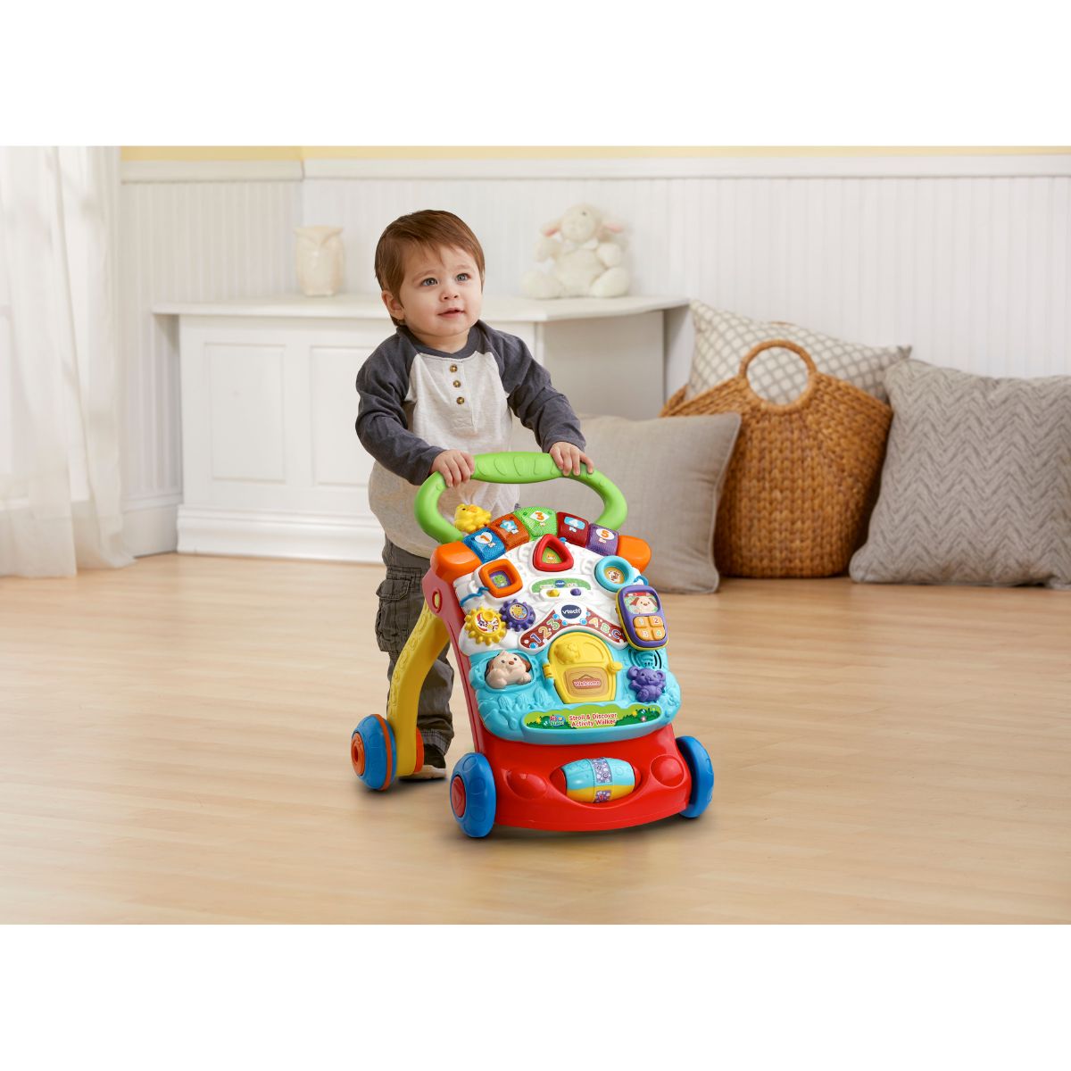 Đồ Chơi Xe Tập Đi Đa Năng Có Nhạc Và Đèn Cho Bé VTECH 80-505600