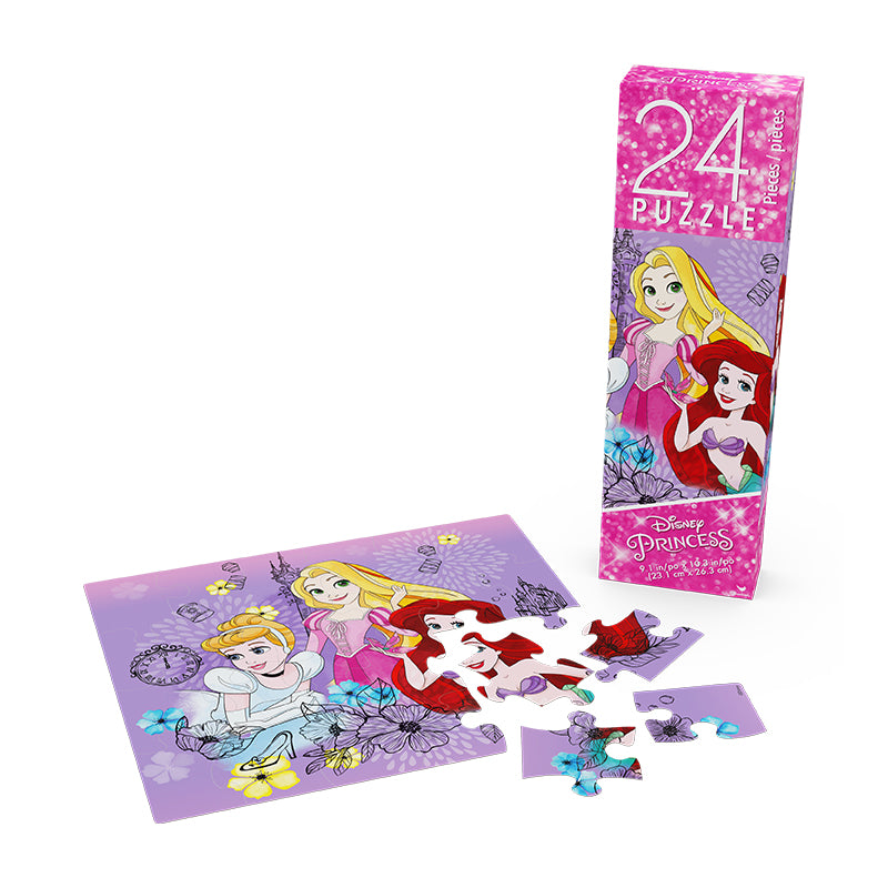 24-piece puzzle set - Disney Princess SPIN GAMES 6057480
