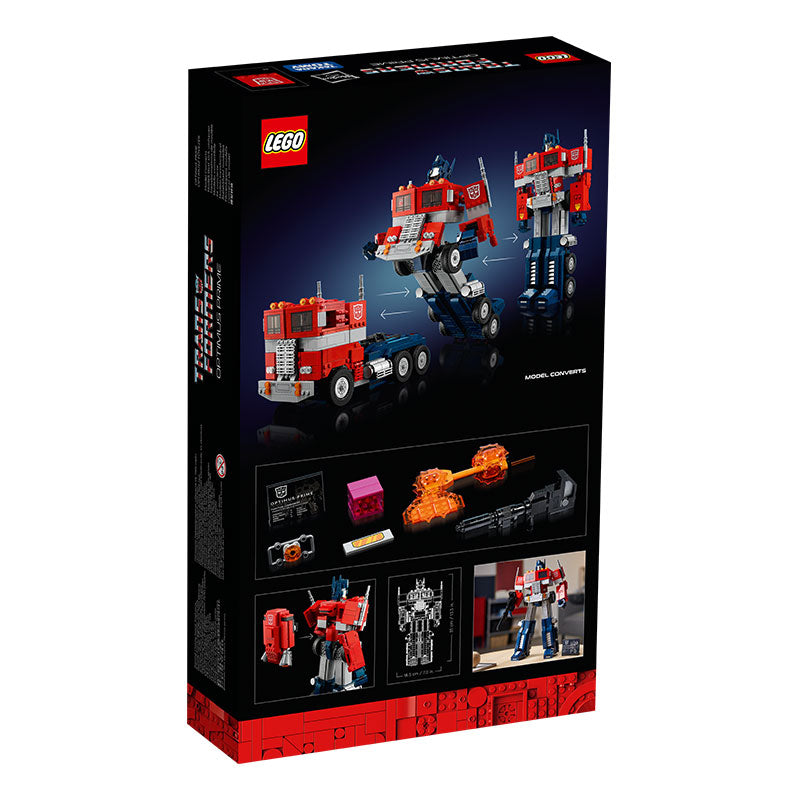 LEGO ADULTS 10302 Optimus Prime Transformation Robot Assembly Toy