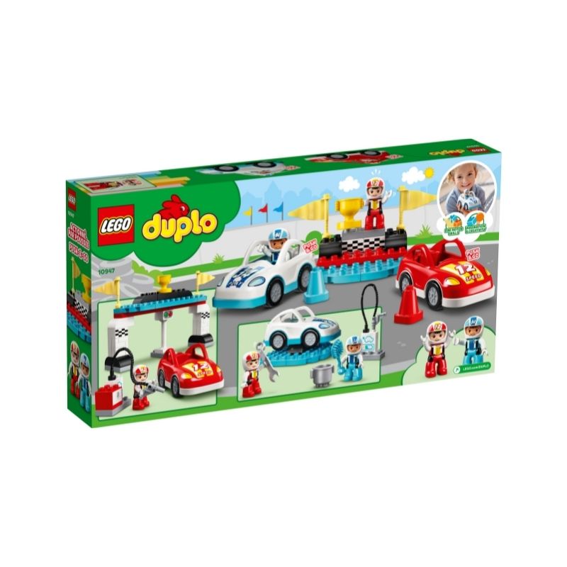 Đồ Chơi Lắp Ráp Cuộc Đua Xe Kì Thú LEGO DUPLO 10947