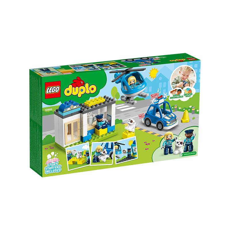 LEGO DUPLO 10959 Police Station and Helicopter Assembly Toy