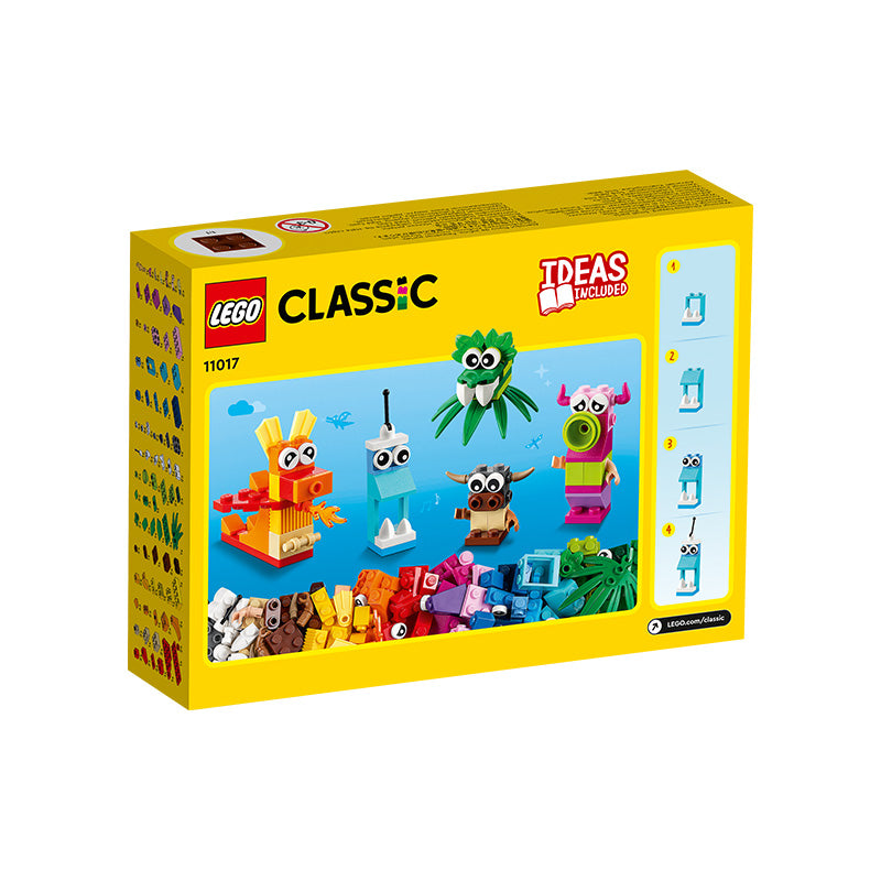 Classic Brick Box Assembly Toy LEGO CLASSIC 11017 Creative Monster Theme