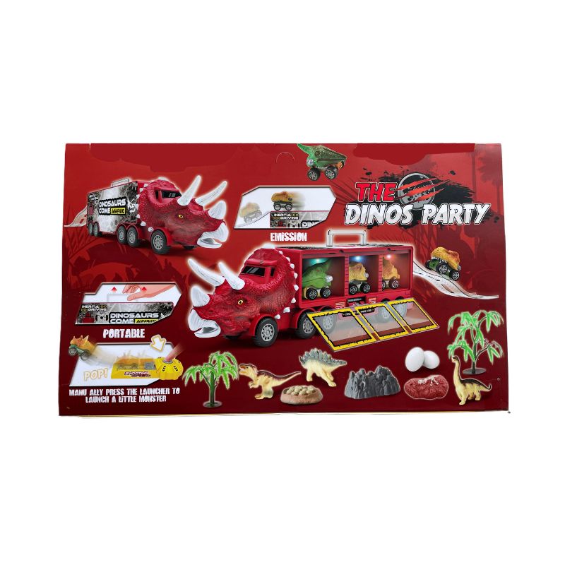 Biệt đội xe tải giải cứu khủng long đỏ DINOS PARTY 1322A
