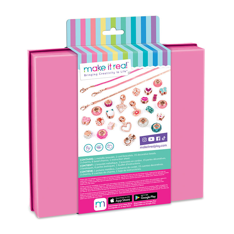 Gorgeous pink bracelet set MAKE IT REAL 1722MIR