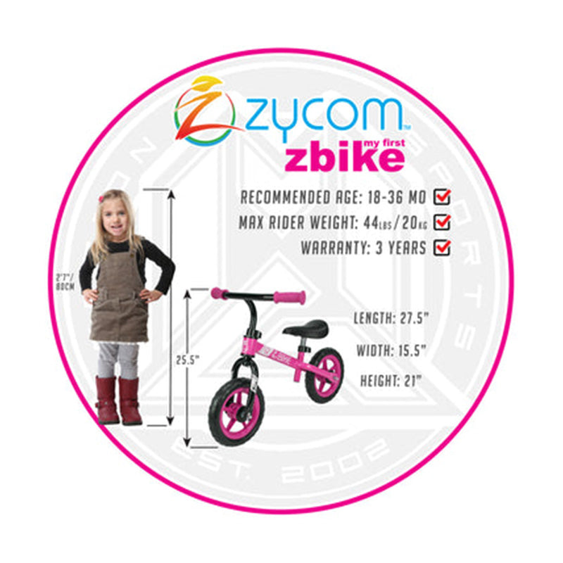 Xe thăng bằng Zycom 205-375 - 10 inch Hồng 205-375