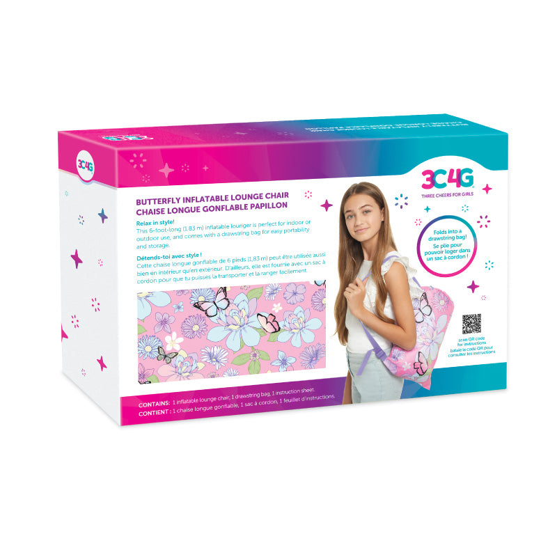 Ghế lười họa tiết bươm xinh