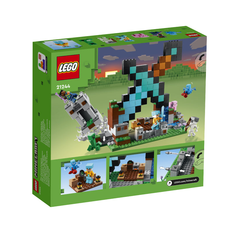 Đồ Chơi Lắp Ráp Tiền Đồn Cất Giữ Kiếm Kim Cương LEGO MINECRAFT 21244