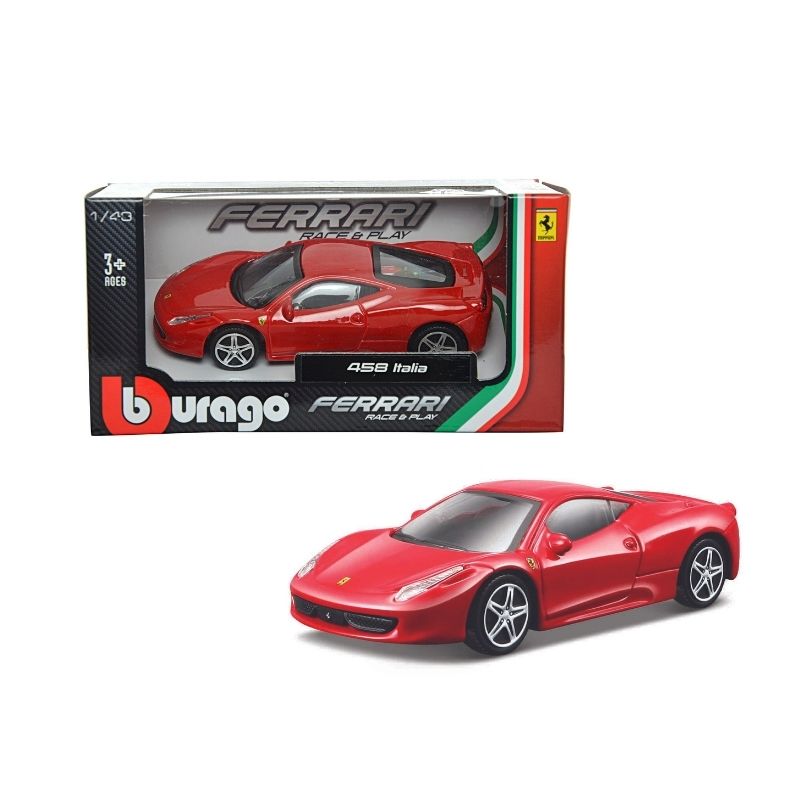 1:43 scale model toy Ferrari 458 Italia MAISTO 18-36100