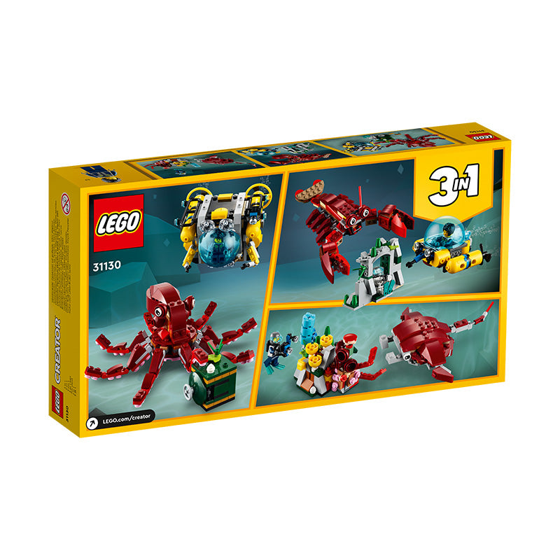 Đồ Chơi Lắp Ráp Truy Tìm Kho Báu Dưới Đại Dương LEGO CREATOR 31130