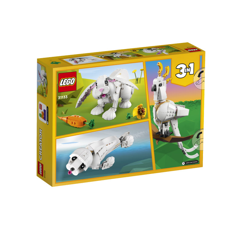 LEGO CREATOR 31133 Cute White Rabbit Assembling Toy
