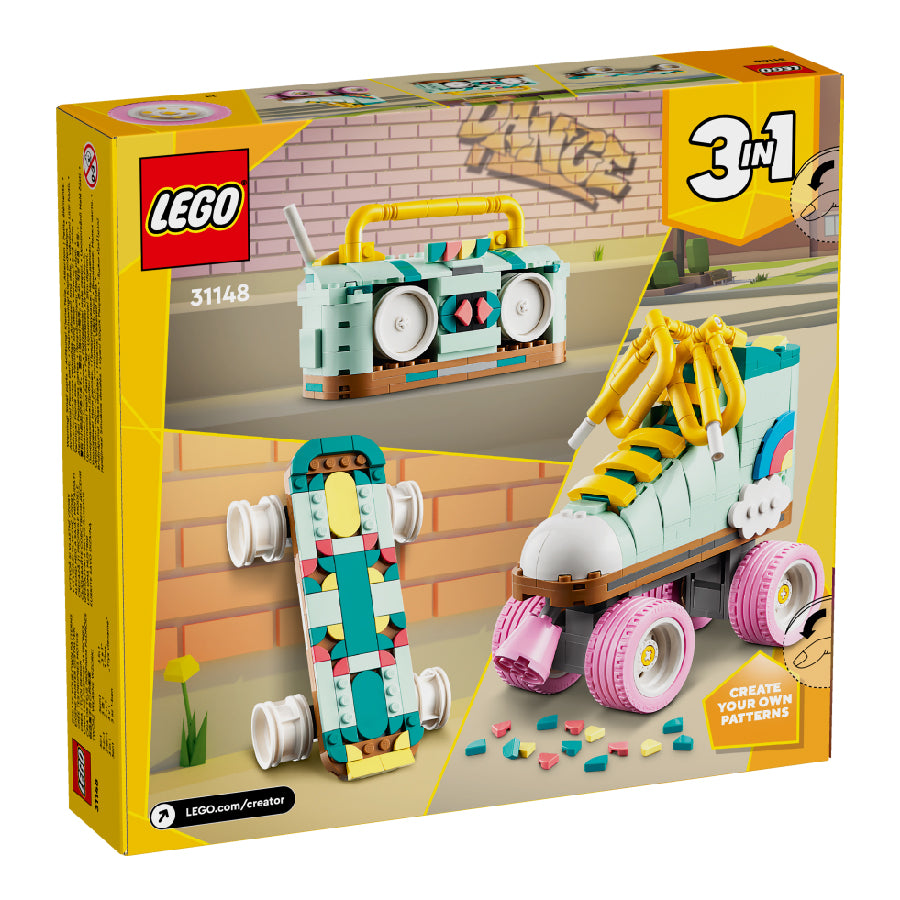 Đồ chơi lắp ráp Giày trượt patin Retro LEGO CREATOR 31148