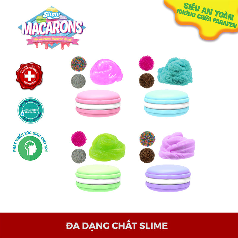 Slimy bánh Macaron ngọt ngào nhiều màu đáng yêu SLIMY 33810