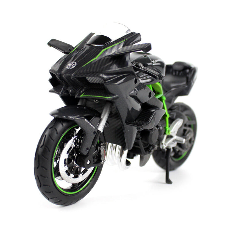 Đồ chơi xe mô tô lắp ráp Kawasaki Ninja H2TM R tỉ lệ 1:12 MAISTO MT39051AL