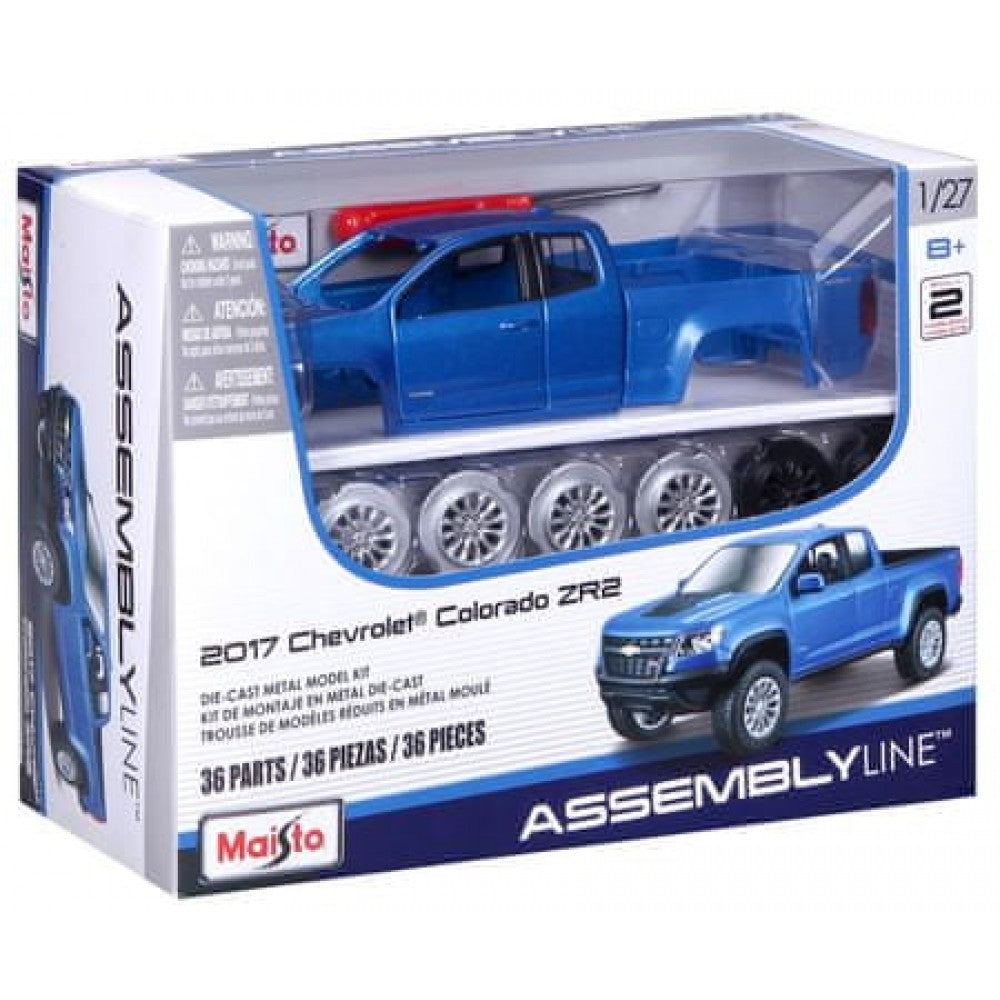 Mô hình xe lắp ráp 1:27 Chevrolet Colorado ZR2 MAISTO MT39900