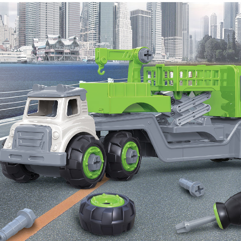 Vecto DIY 3 in 1 assembly toy set - VECTO VT2019 cleaning truck series