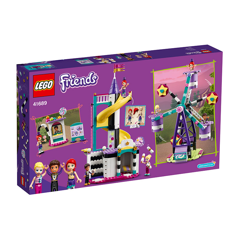 LEGO FRIENDS 41689 Amusement Park and Magic Ferris Wheel Assembly Toy
