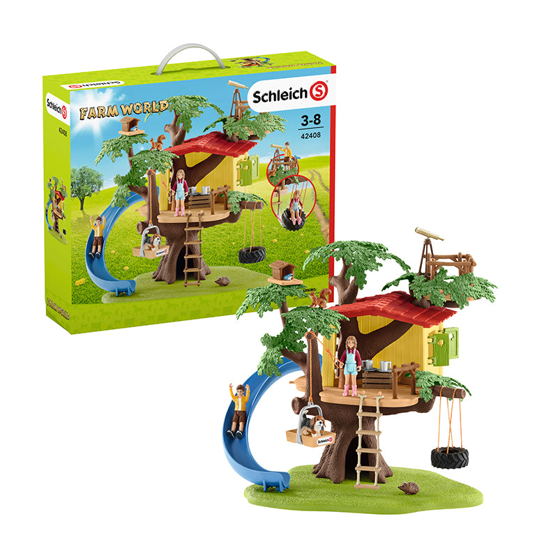 SCHLEICH 42408 Tree House Adventure Model Toy