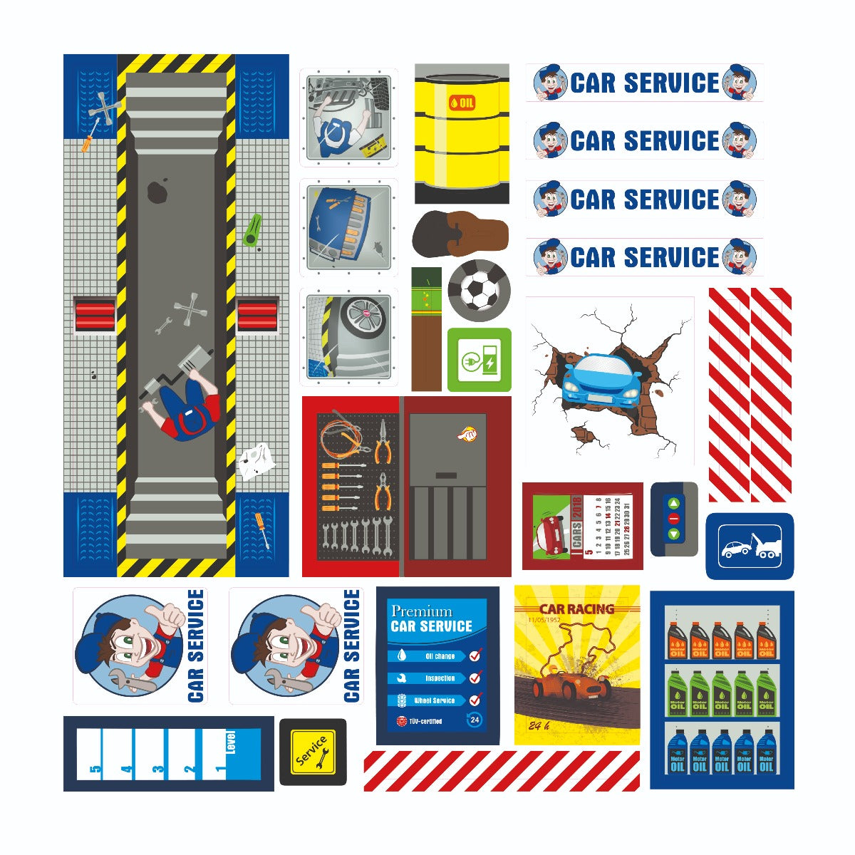 Mô Hình Gara Sửa Xe Siku SIKU 5507