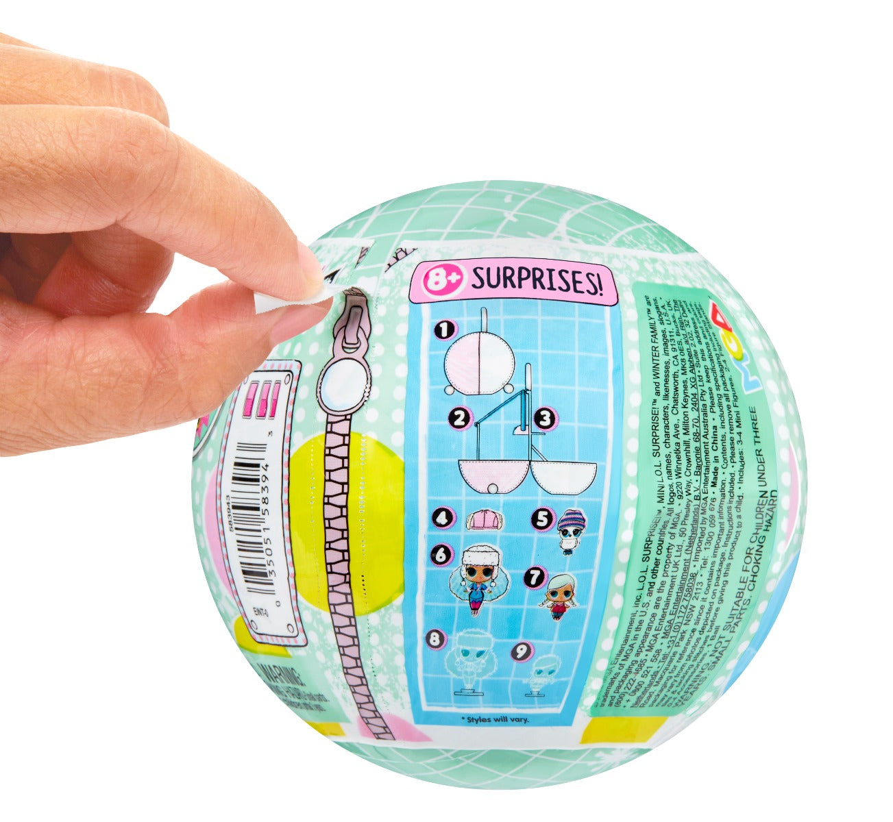 Gia đình búp bê LOL Surprise phiên bản mini LOL SURPRISE 583943EUC