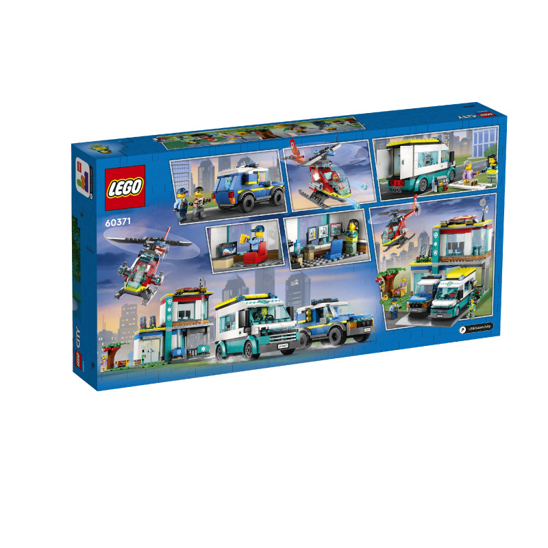 Đồ Chơi Lắp Ráp Trụ Sở Cứu Hộ Khẩn Cấp LEGO CITY 60371
