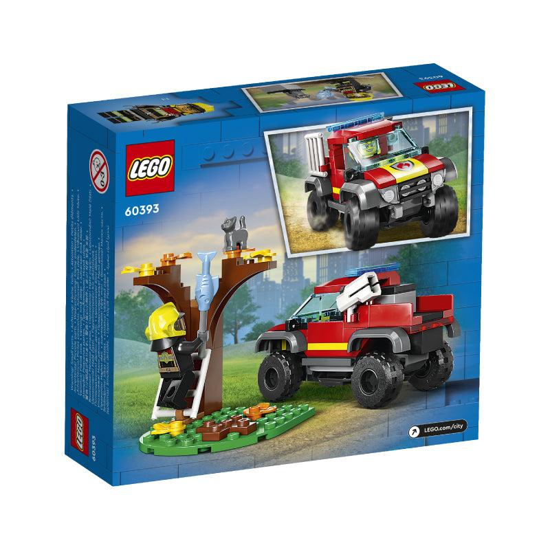 Đồ Chơi Lắp Ráp Xe Chữa Cháy 4X4 LEGO CITY 60393