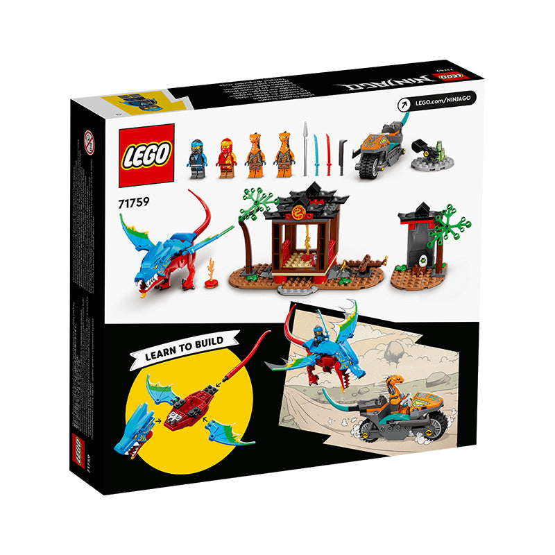 LEGO NINJAGO 71759 Blue Dragon Guardian Ninja Temple Assembling Toy