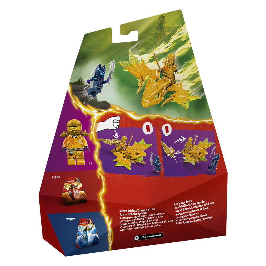 Arin's Magic Dragon Launcher assembly toy LEGO NINJAGO 71803