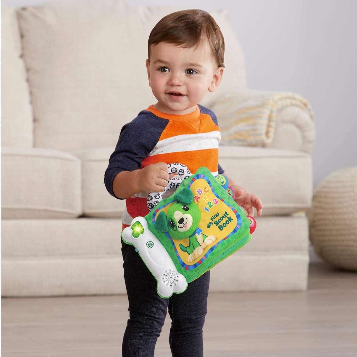 First cloth book for babies - Scout has fun learning LEAPFROG 80-607200