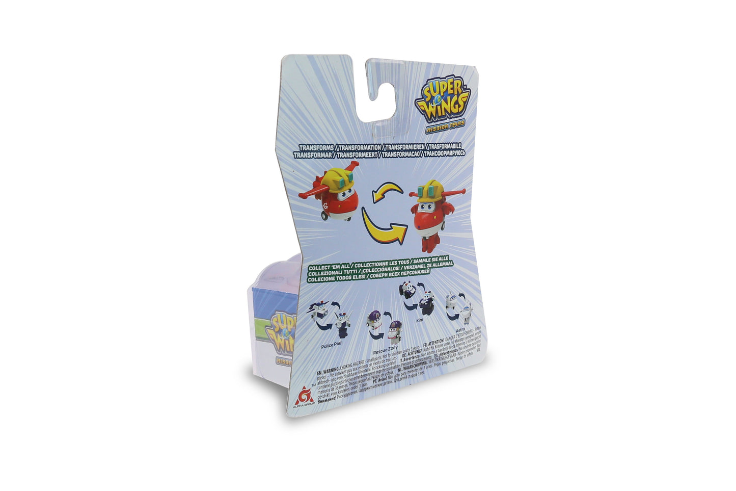 Robot Biến Hình Mini Jett Xây Dựng SUPERWINGS YW730011