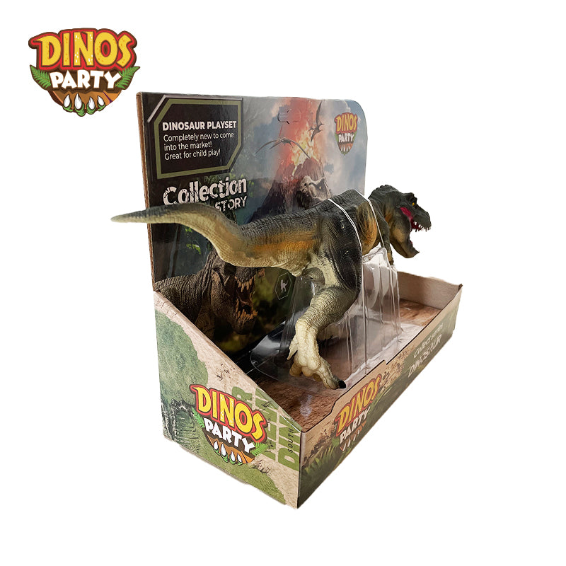 Mô hình khủng long Walking Tyrannosaurus Rex_Xanh DINOS PARTY BG6010A-1