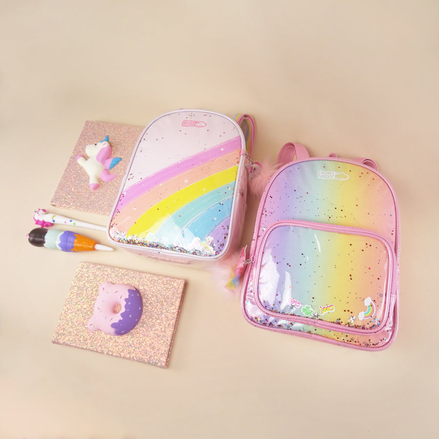 Rainbow Backpack - Glitter Galaxy CLEVERHIPPO BH2201