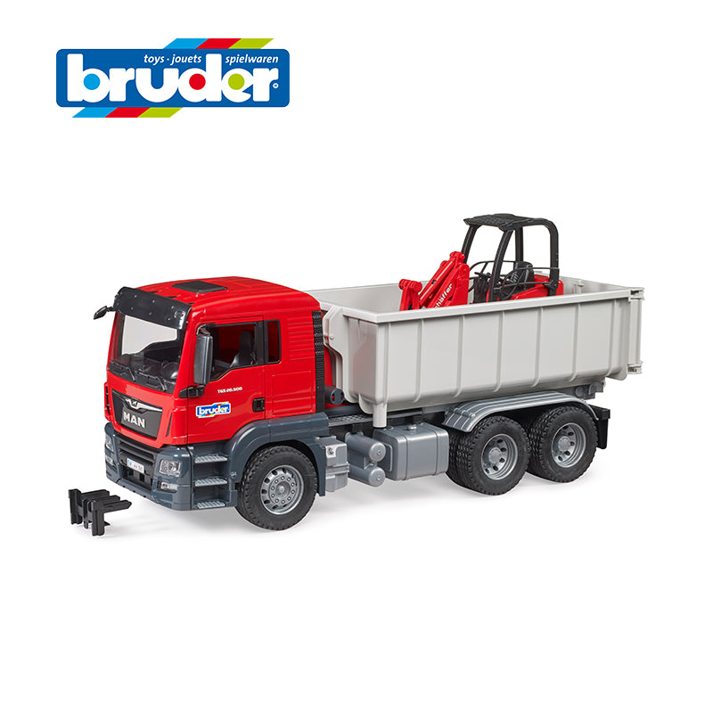 Đồ chơi mô hình tỷ lệ 1:16 Xe ben MAN TGS và xe xúc BRUDER BRU03767