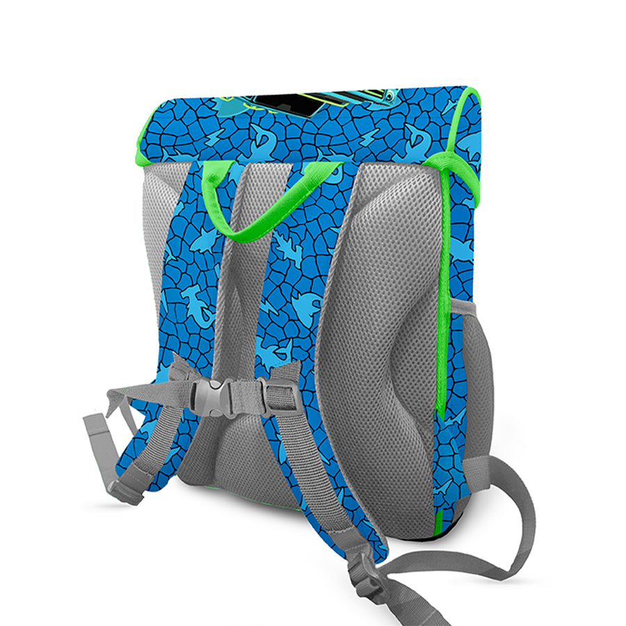 Classy Backpack - Shark Cage Blue CLEVERHIPPO BS1213