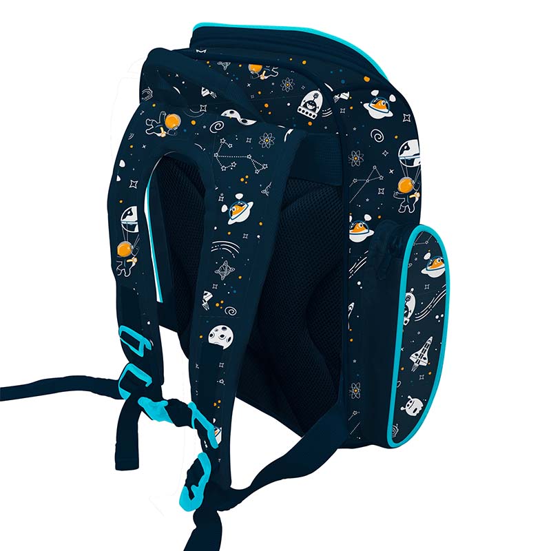 Balo Đi Học Fancy Space Adventure Xanh CLEVER HIPPO BS1220