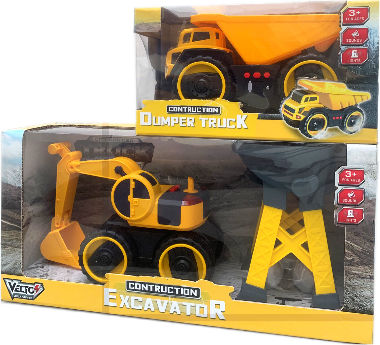 Combo xe công trình Máy đào VECTO CB-VT7728-VT77