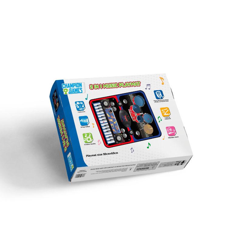 Đồ chơi thảm nhạc cụ trống và đàn CHAMPION GAMES CPG5885