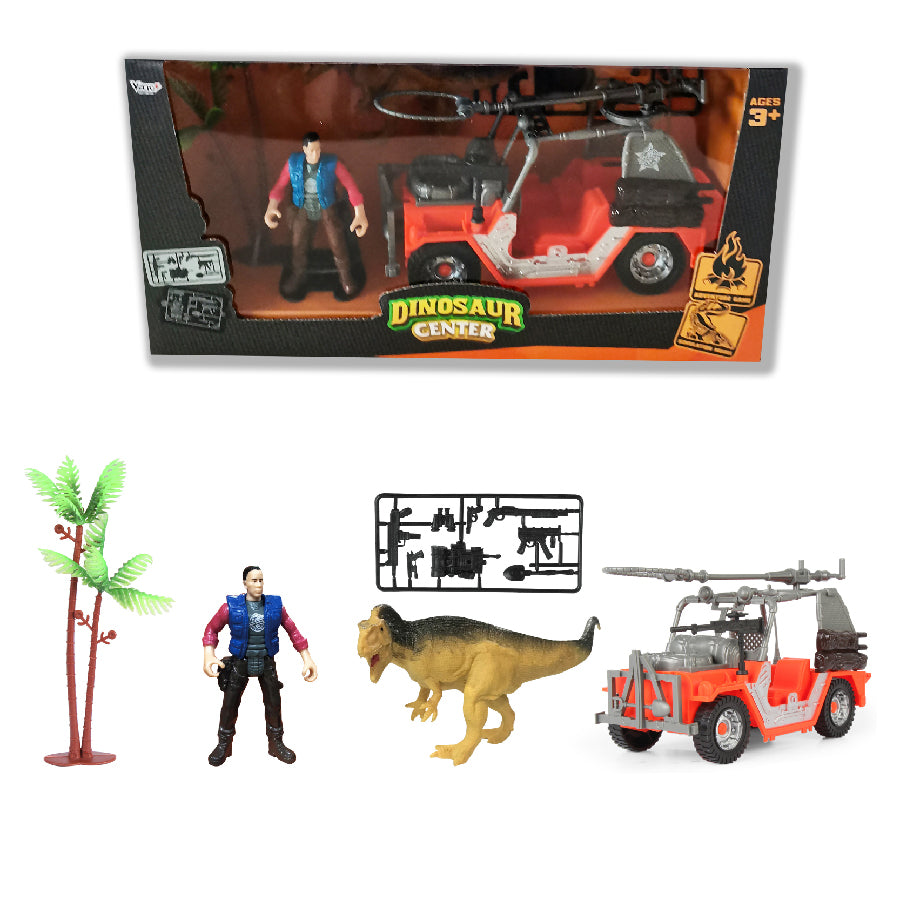 Dinosaur research center toy set - Jeep DINOS PARTY DN7743A