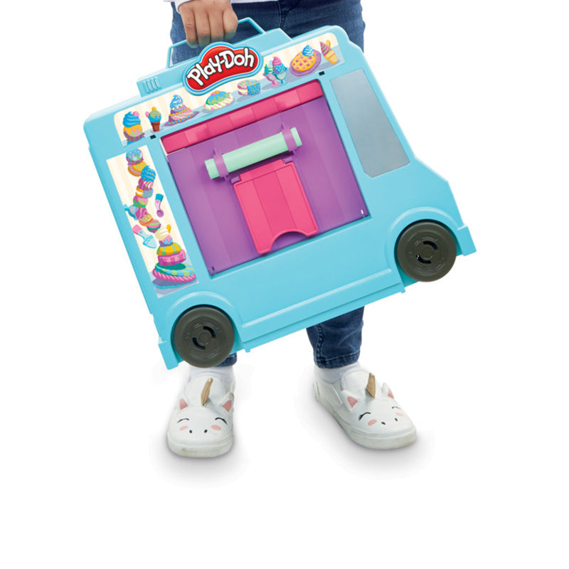 Đồ chơi bột nặn Xe kem di động PLAYDOH F1390