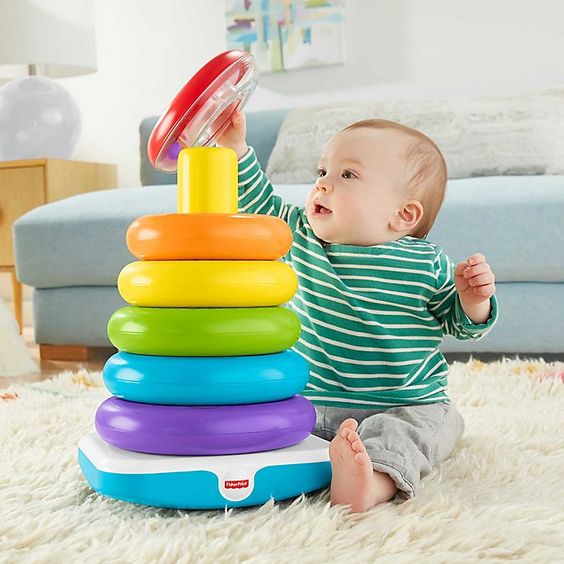 Đồ chơi xếp chồng lúc lắc khổng lồ FISHER PRICE MATTEL GJW15