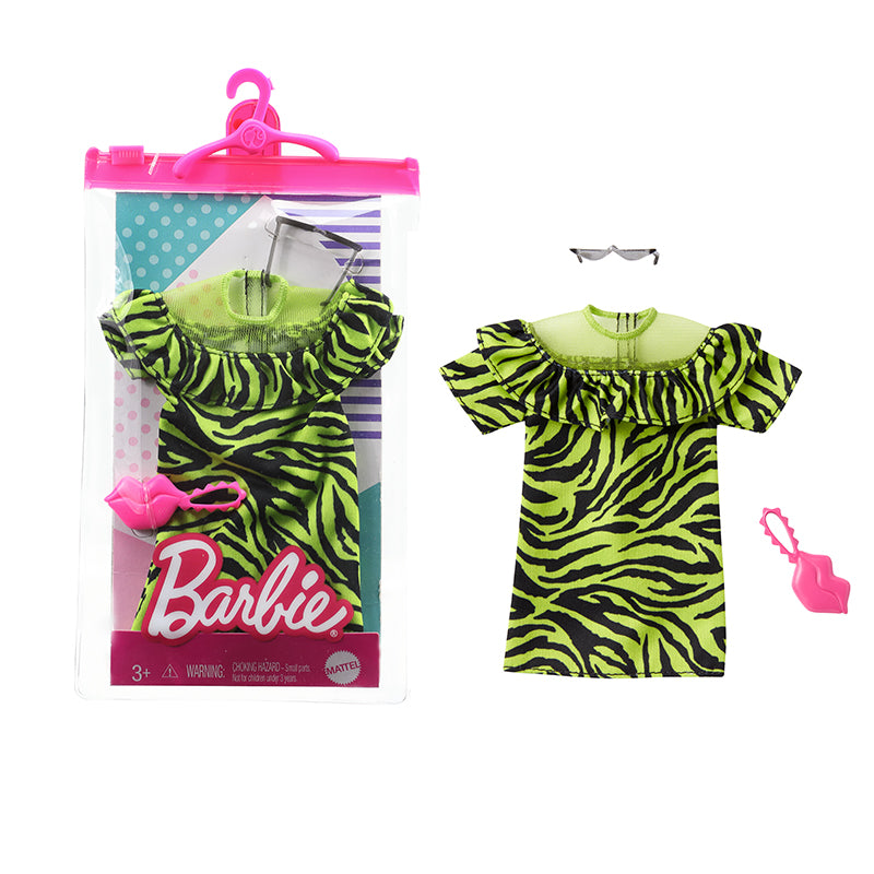 Barbie Green Dress BARBIE GWC27 fashion doll accessories