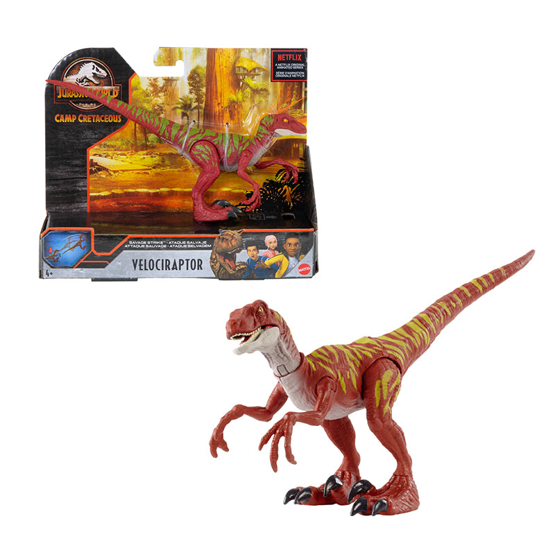 JUMPING JURASSIC WORLD MATTEL GCR54 Speed Hunting Dinosaur Model