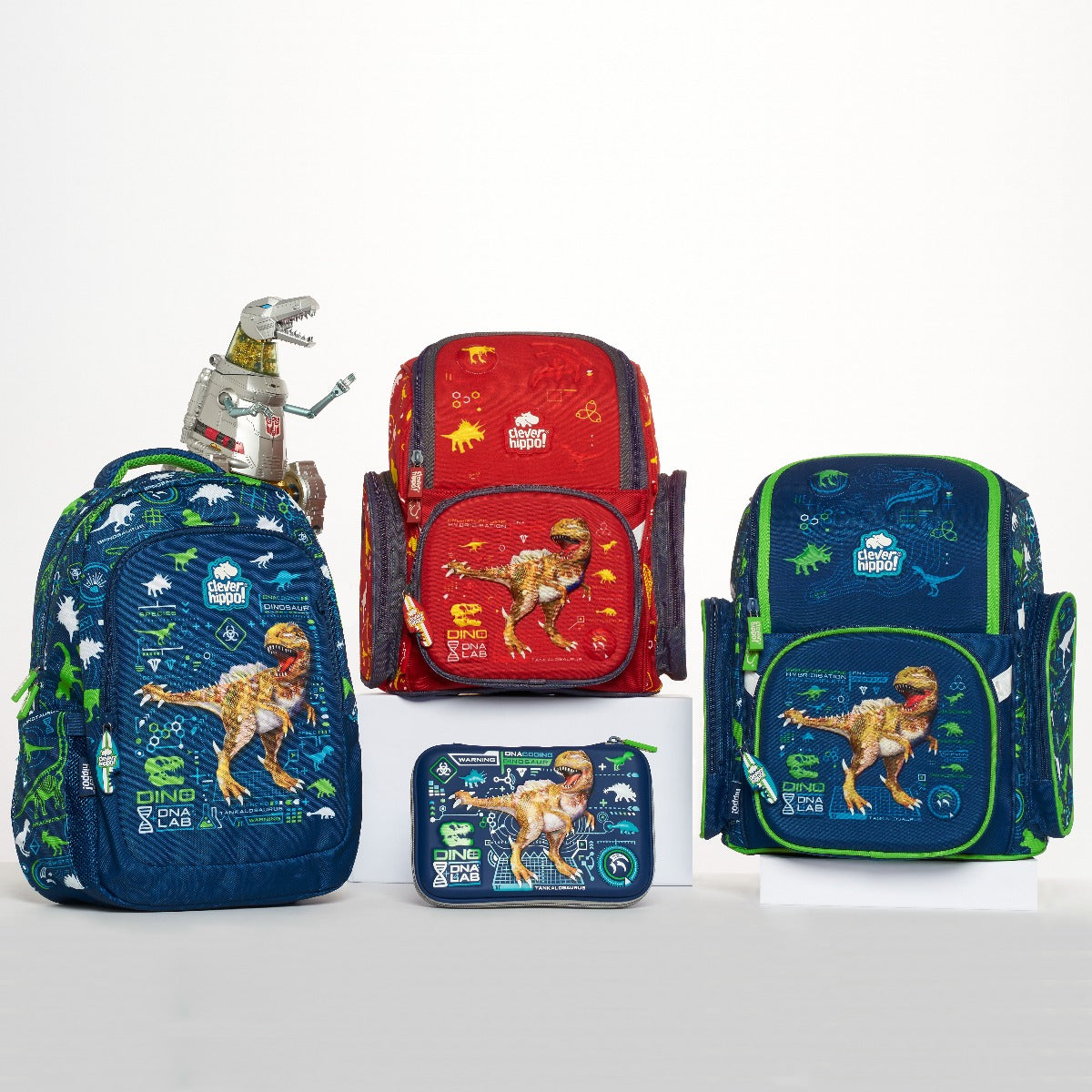 Bóp viết 3D - Khủng Long Siêu Đẳng Xanh CLEVERHIPPO HD1207