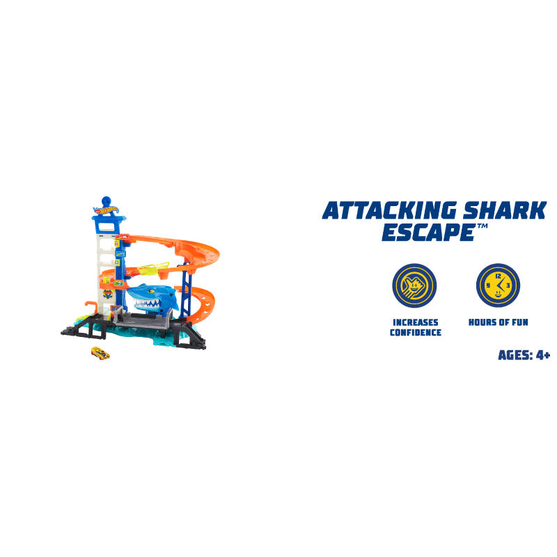 Mô hình Hot Wheels cá mập tấn công HOT WHEELS HDP06