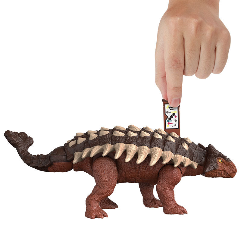 Ankylosaurus Dinosaur Model with sound JURASSIC WORLD MATTEL HDX17