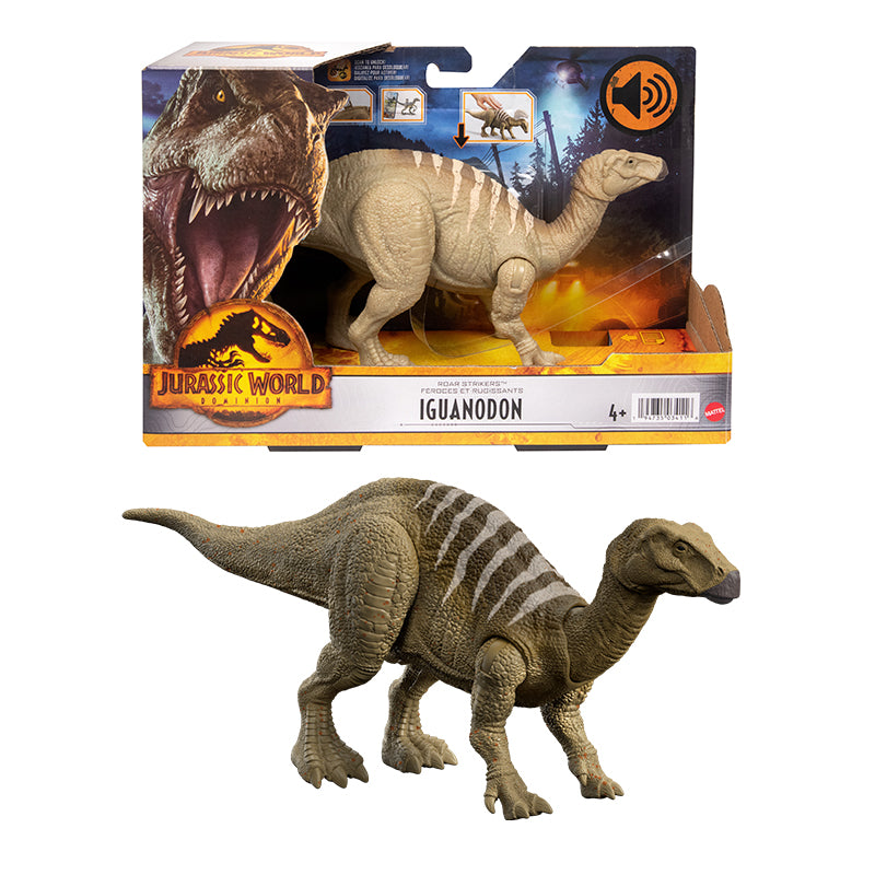 Mô Hình Khủng Long IGUANODON có âm thanh JURASSIC WORLD MATTEL HDX17